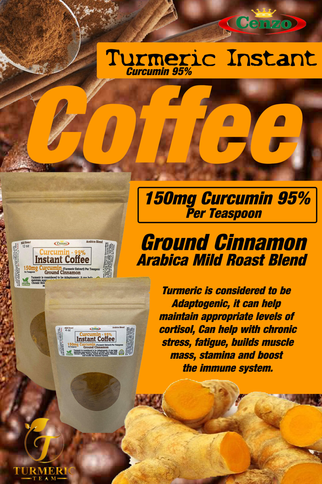 Turmeric Coffee Cenzo
